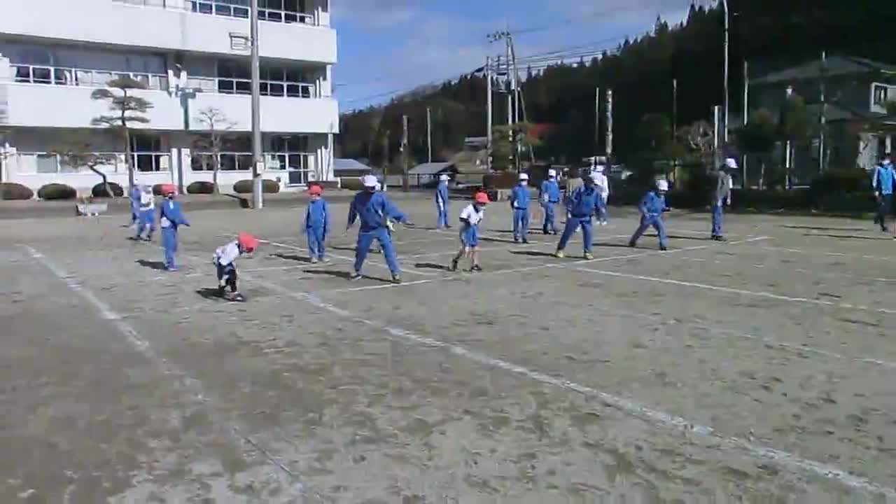 体力つくり（５０ｍ走）①