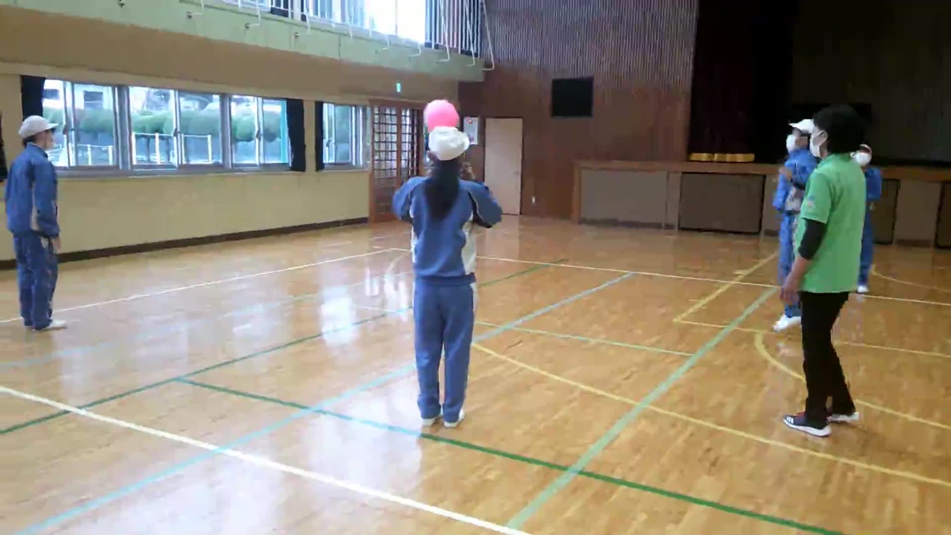 さいかつボール（５・６年体育）①