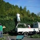 車を移動させながらの作業