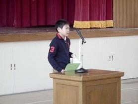 6年生代表