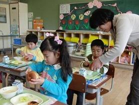 1年生給食