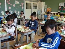 1年生給食