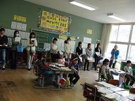 授業参観2年生