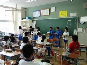 授業参観4年生