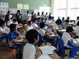 授業参観6年生