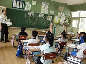 授業参観3年