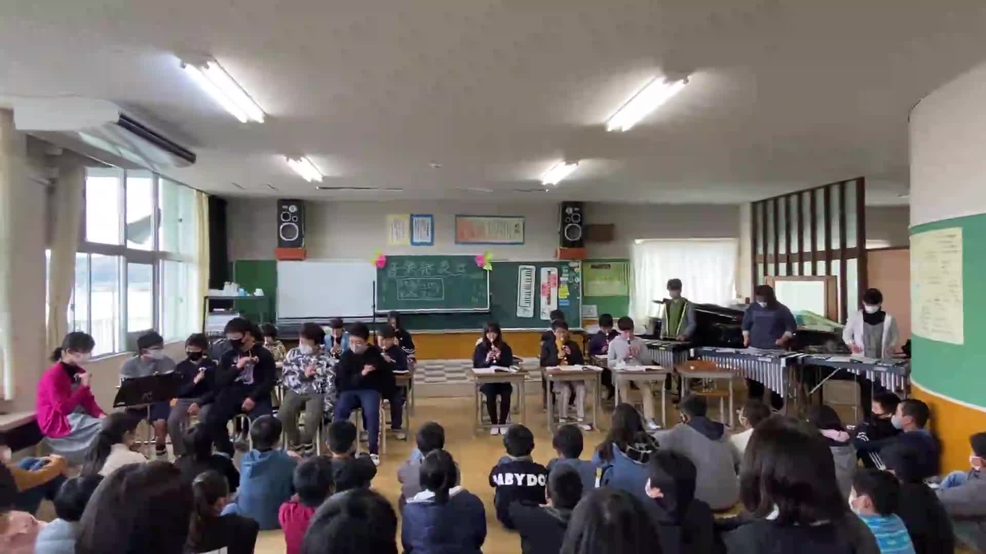 6年生音楽発表会①