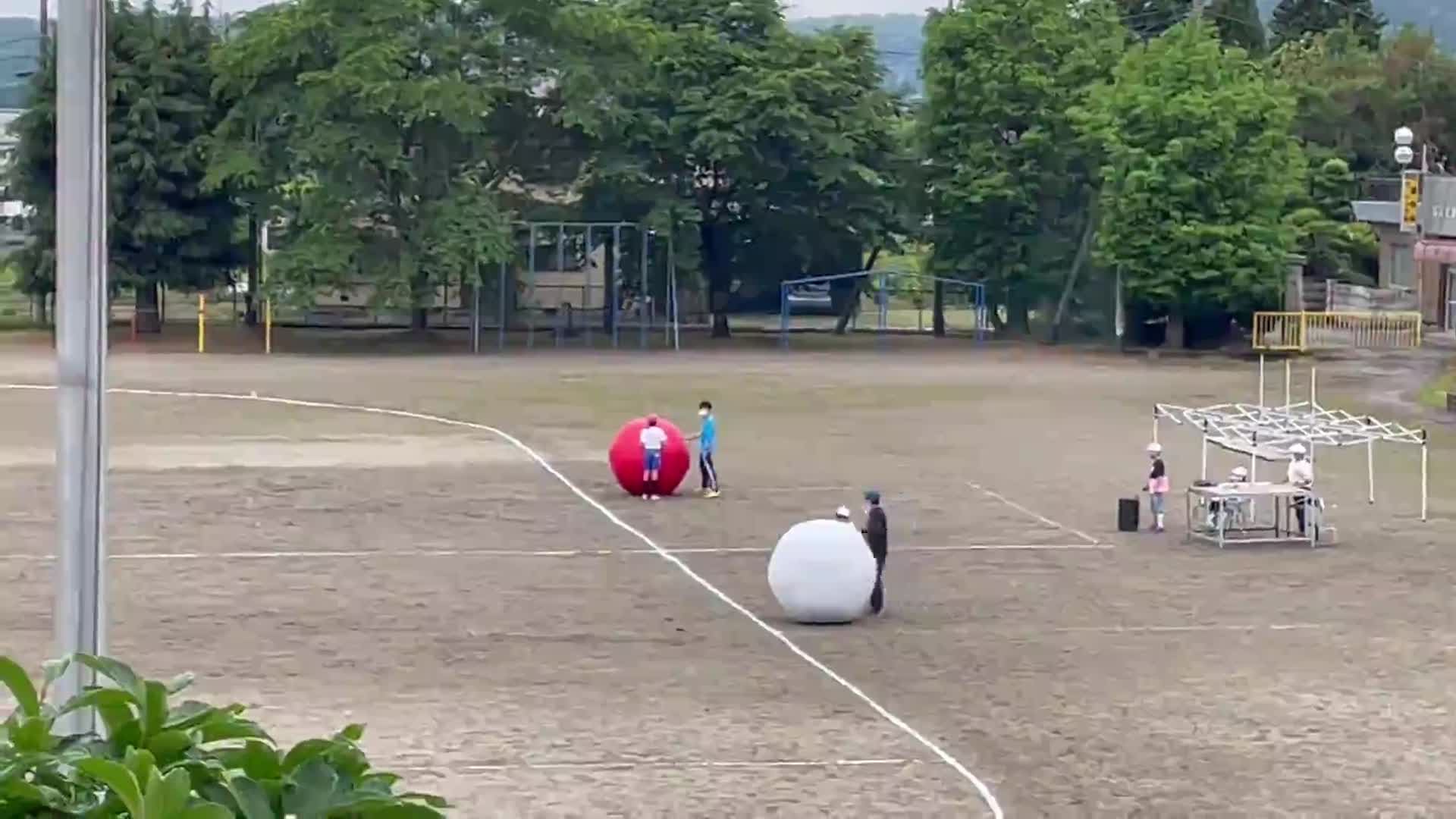 雨でも運動会練習（５・６年生）
