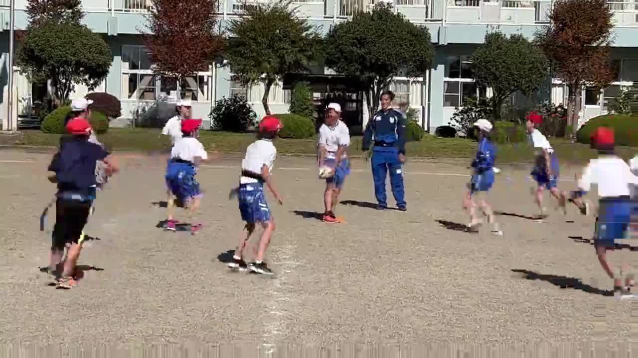 タグラグビー教室②
