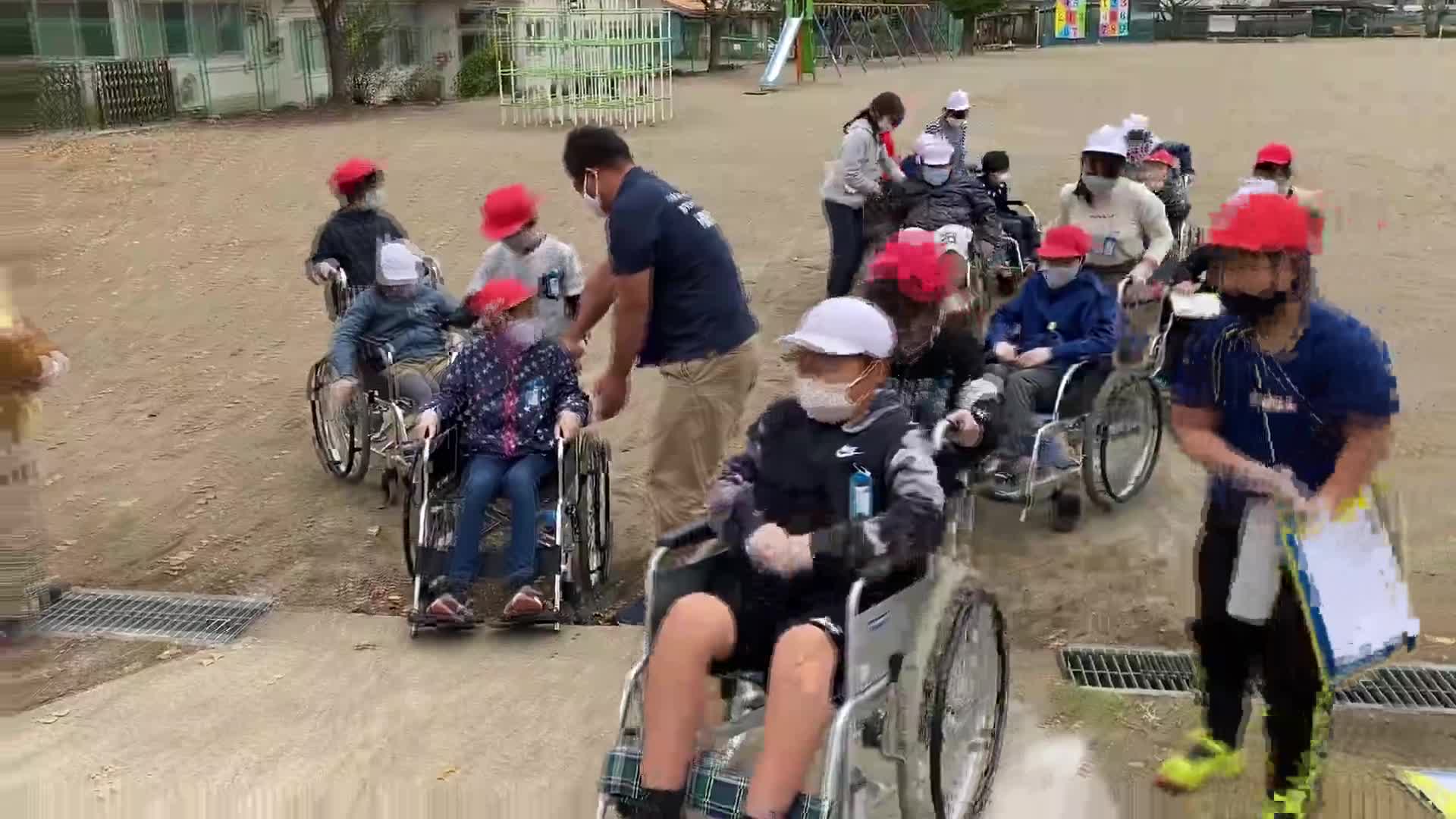車いす体験②