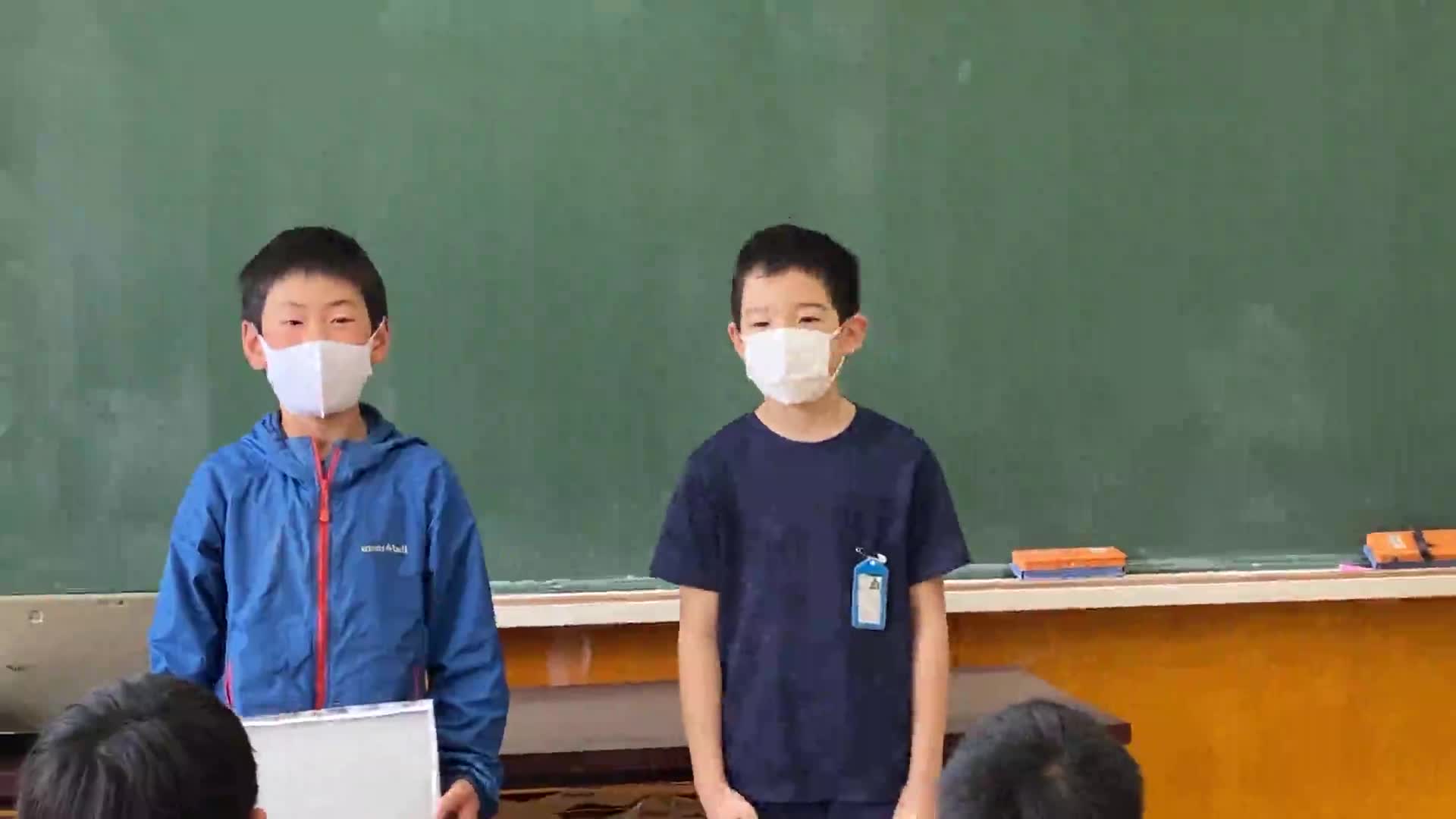 3年2組「わたしたちの学校じまん」発表会⑥