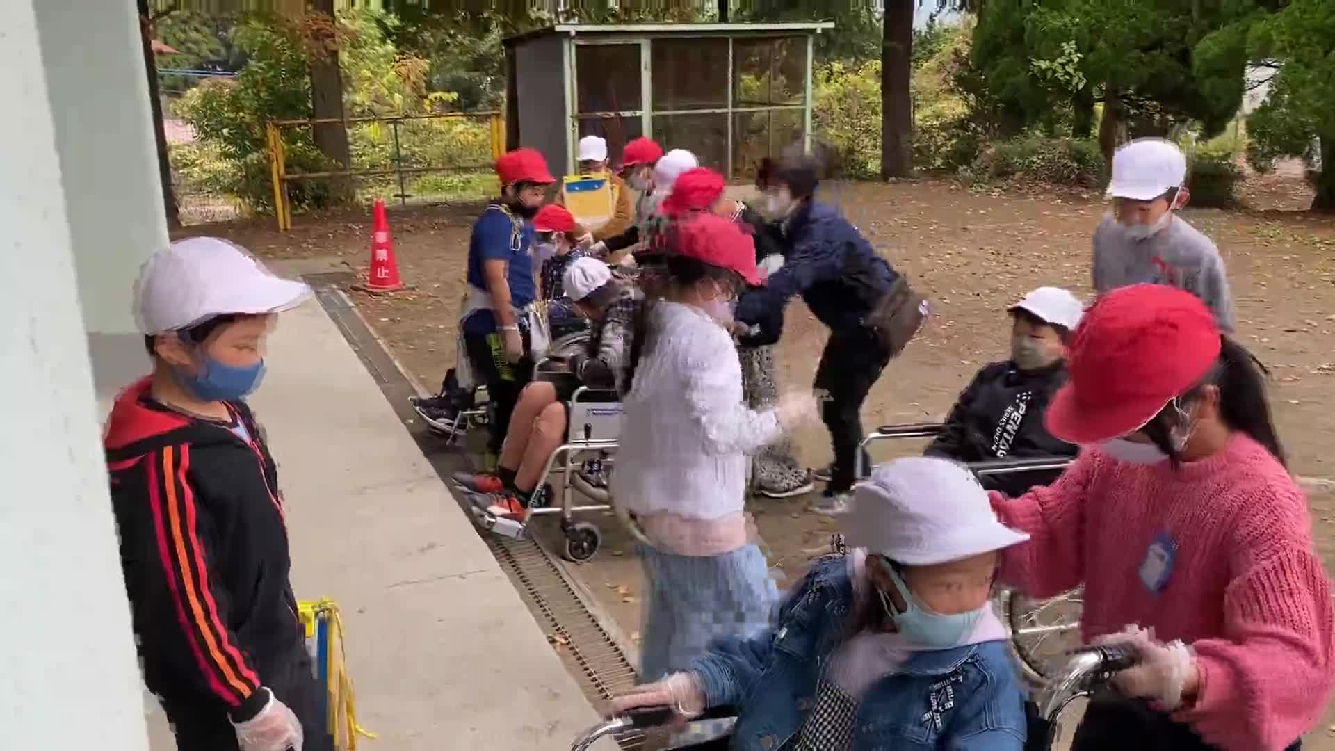 車いす体験③