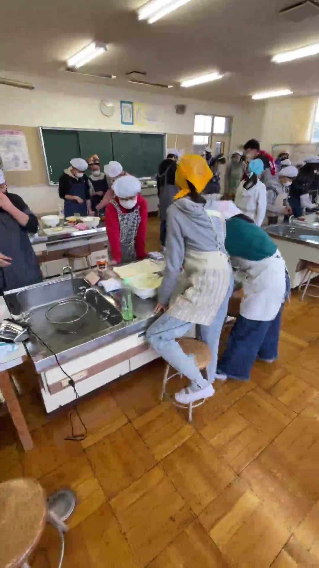 小学校でのラスト調理実習Ⅰ