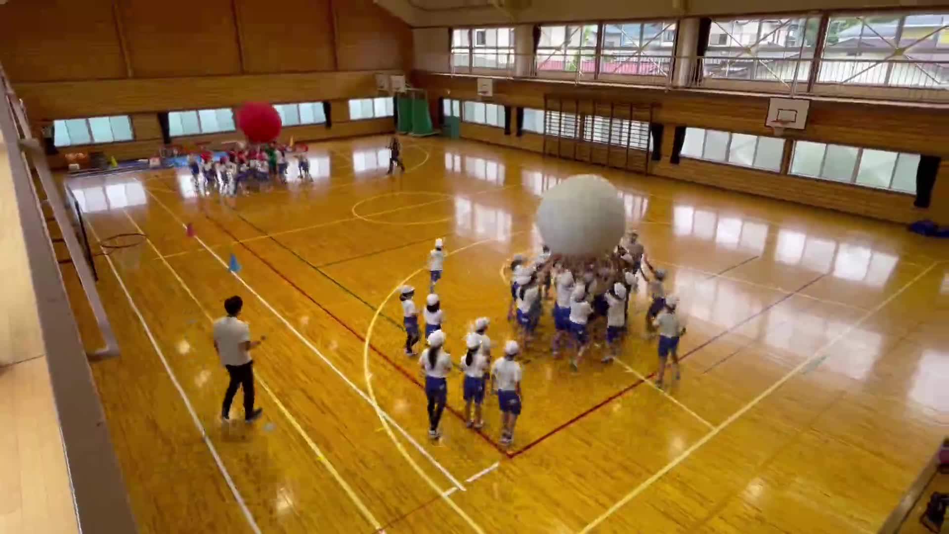 雨でも運動会練習（３・４年生）