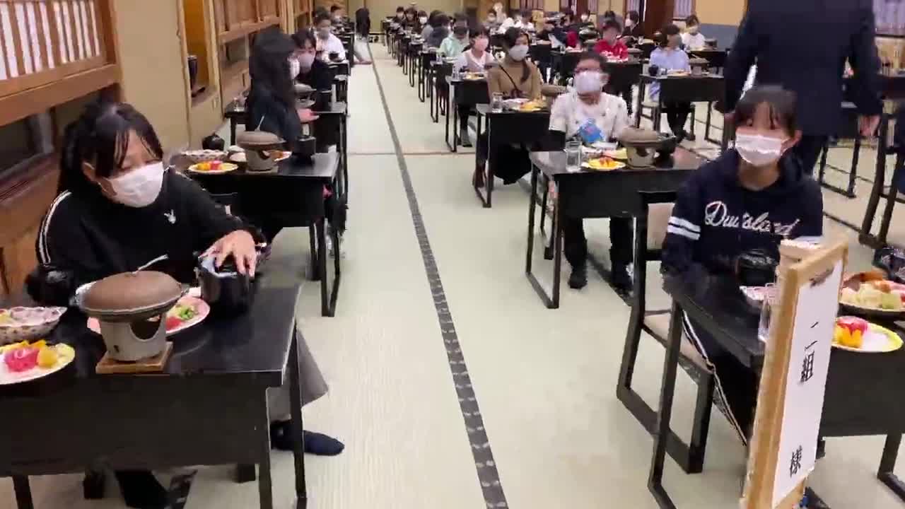 これから夕食です