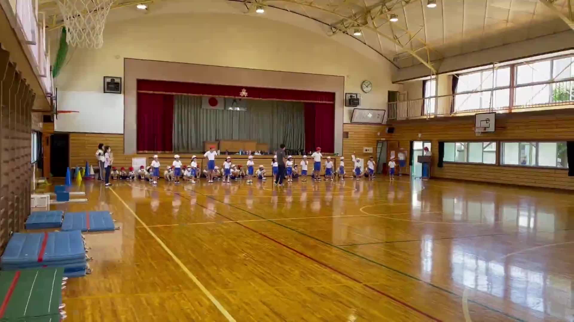 シャトルラン（１年生 第１グループ）