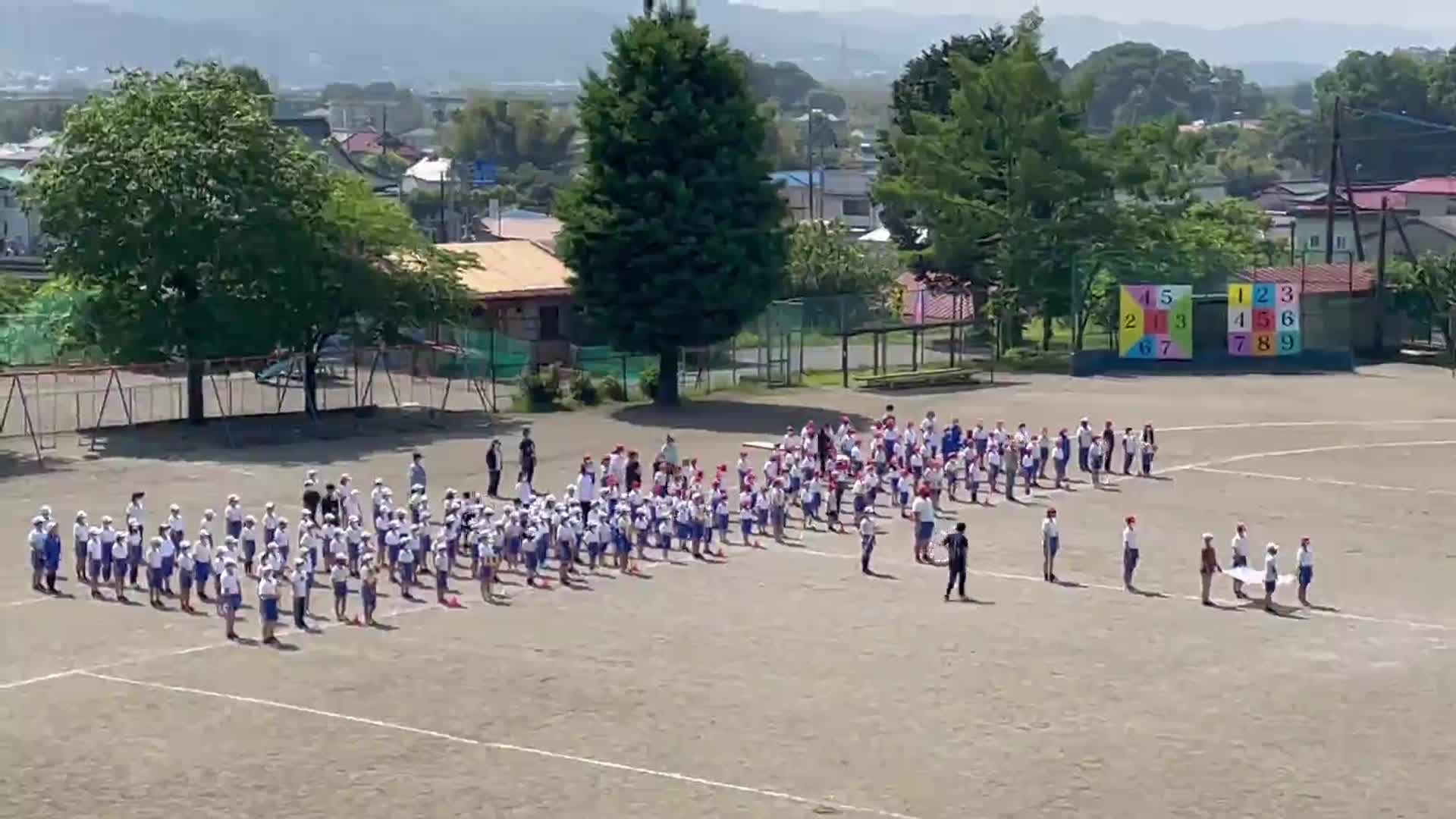 R4 初 運動会全体練習
