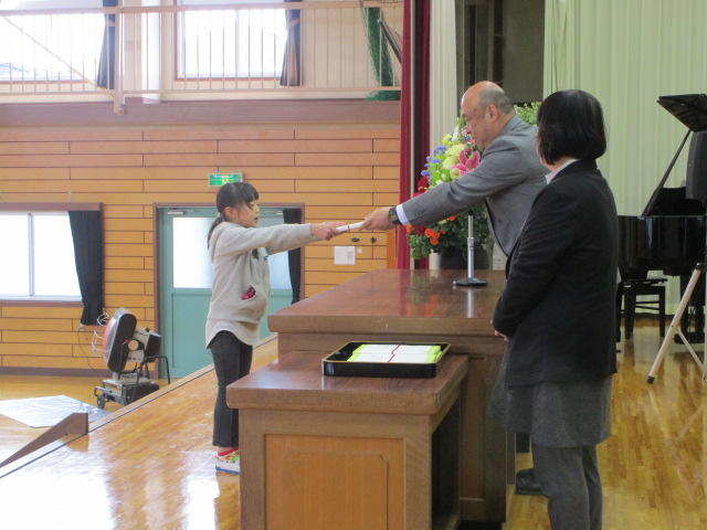 １年生代表